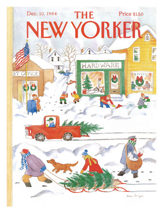 The New Yorker Cover - December 10, 1984 by Anne Burgess Pricing Limited Edition Print image