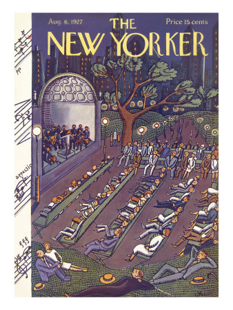 The New Yorker Cover - August 6, 1927 by Ilonka Karasz Pricing Limited Edition Print image