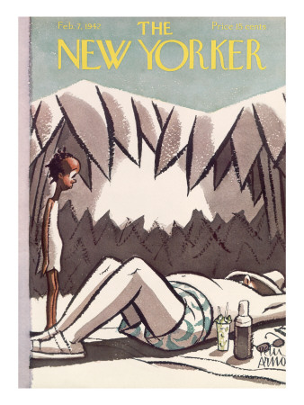 The New Yorker Cover - February 7, 1942 by Peter Arno Pricing Limited Edition Print image