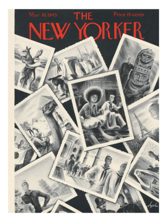 The New Yorker Cover - March 10, 1945 by Constantin Alajalov Pricing Limited Edition Print image