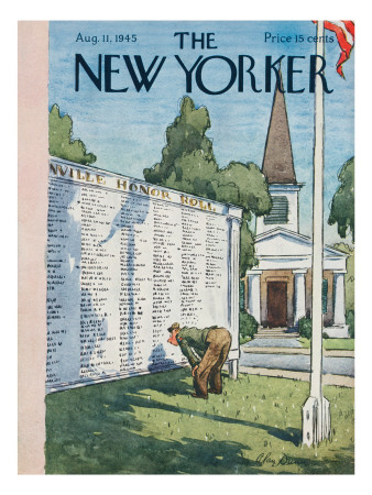 The New Yorker Cover - August 11, 1945 by Alan Dunn Pricing Limited Edition Print image