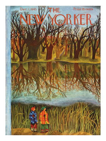 The New Yorker Cover - December 1, 1945 by Ilonka Karasz Pricing Limited Edition Print image