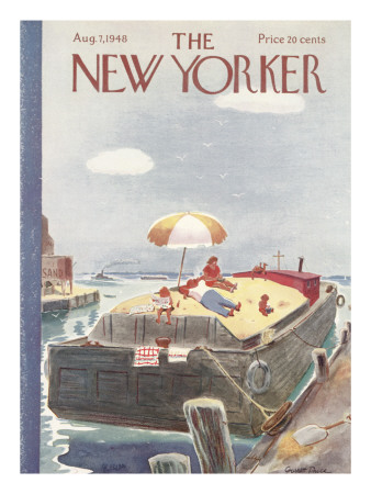The New Yorker Cover - August 7, 1948 by Garrett Price Pricing Limited Edition Print image