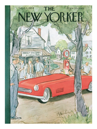 The New Yorker Cover - September 4, 1954 by Perry Barlow Pricing Limited Edition Print image
