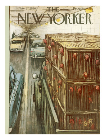 The New Yorker Cover - November 17, 1956 by Arthur Getz Pricing Limited Edition Print image