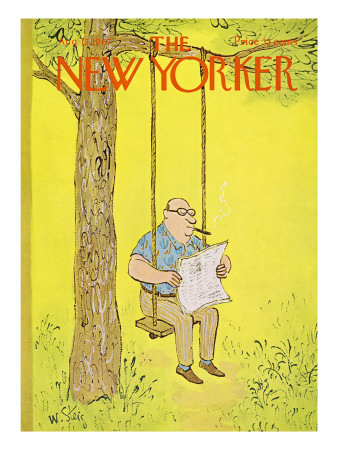 The New Yorker Cover - August 12, 1967 by William Steig Pricing Limited Edition Print image