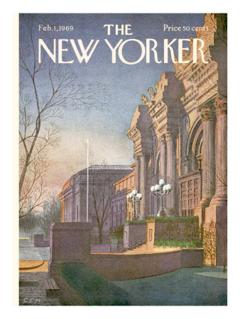The New Yorker Cover - February 1, 1969 by Charles E. Martin Pricing Limited Edition Print image