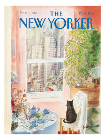 The New Yorker Cover - March 1, 1982 by Jean-Jacques Sempe Pricing Limited Edition Print image