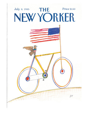 The New Yorker Cover - July 8, 1985 by Saul Steinberg Pricing Limited Edition Print image