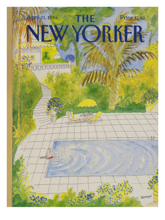 The New Yorker Cover - April 21, 1986 by Jean-Jacques Sempé Pricing Limited Edition Print image