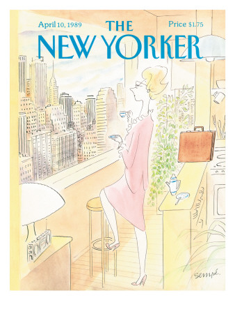 The New Yorker Cover - April 10, 1989 by Jean-Jacques Sempé Pricing Limited Edition Print image
