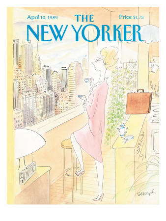 The New Yorker Cover - April 10, 1989 by Jean-Jacques Sempe Pricing Limited Edition Print image