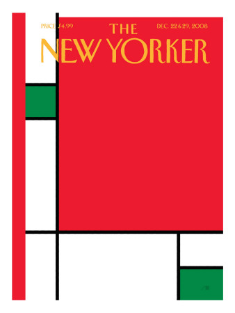 The New Yorker Cover - December 22, 2008 by Bob Staake Pricing Limited Edition Print image