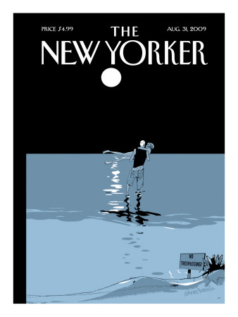 The New Yorker Cover - August 31, 2009 by Istvan Banyai Pricing Limited Edition Print image