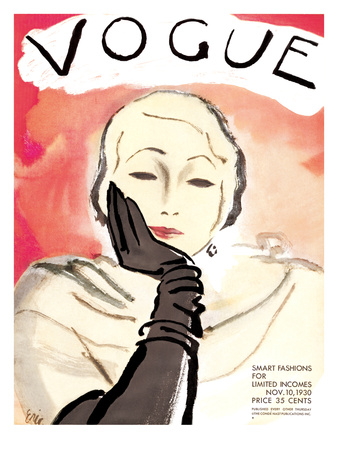 Vogue Cover - November 1930 by Carl Eric Erickson Pricing Limited Edition Print image