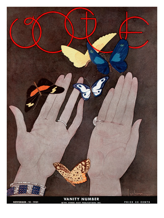 Vogue Cover - November 1931 by Georges Lepape Pricing Limited Edition Print image