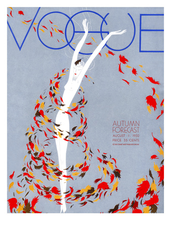 Vogue Cover - August 1932 by William Bolin Pricing Limited Edition Print image