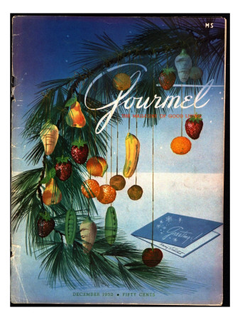 Gourmet Cover - December 1952 by Henry Stahlhut Pricing Limited Edition Print image