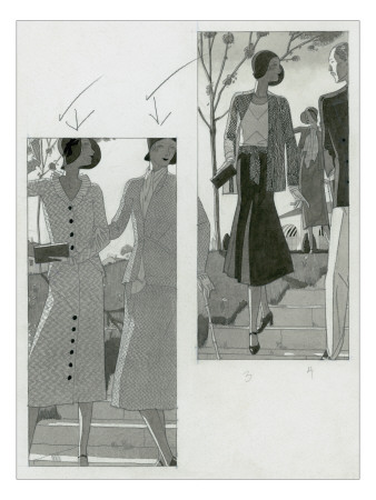 Vogue - April 1930 by Jean Pagès Pricing Limited Edition Print image