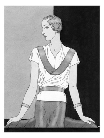 Vogue - March 1933 by Douglas Pollard Pricing Limited Edition Print image