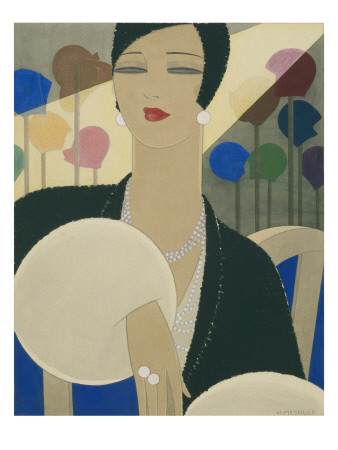Vogue - March 1928 by Harriet Meserole Pricing Limited Edition Print image