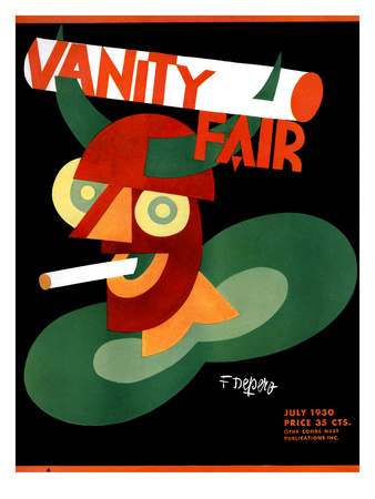 Vanity Fair Cover - July 1930 by Depero Pricing Limited Edition Print image