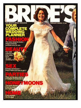 Brides Cover - February 1976 by Alberto Rizzo Pricing Limited Edition Print image