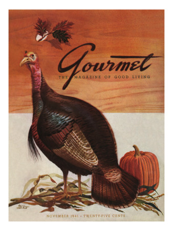 Gourmet Cover - November 1941 by Henry Stahlhut Pricing Limited Edition Print image