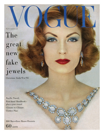 Vogue Cover - November 1957 by Leombruno-Bodi Pricing Limited Edition Print image