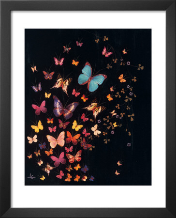 Midnight Butterflies by Lily Greenwood Pricing Limited Edition Print image