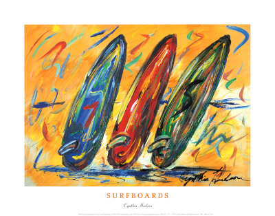 Surfboards by Cynthia Hudson Pricing Limited Edition Print image