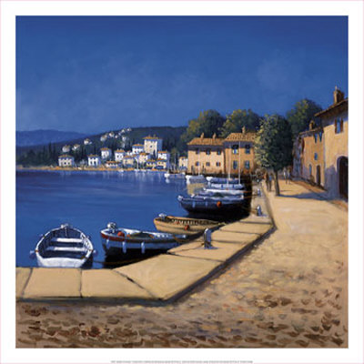 Seaside Promenade I by David Short Pricing Limited Edition Print image