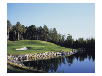 Lake Vermilion, The Wilderness At Fortune Bay, Hole 13 by Stephen Szurlej Pricing Limited Edition Print image