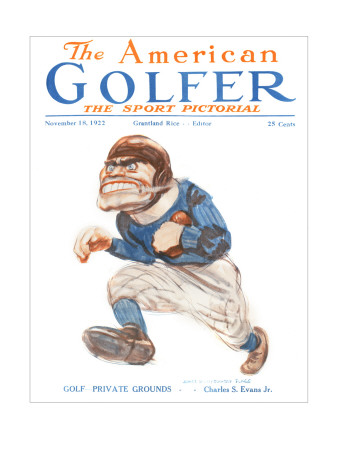 The American Golfer November 18, 1922 by James Montgomery Flagg Pricing Limited Edition Print image