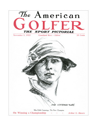 The American Golfer November 3, 1923 by James Montgomery Flagg Pricing Limited Edition Print image