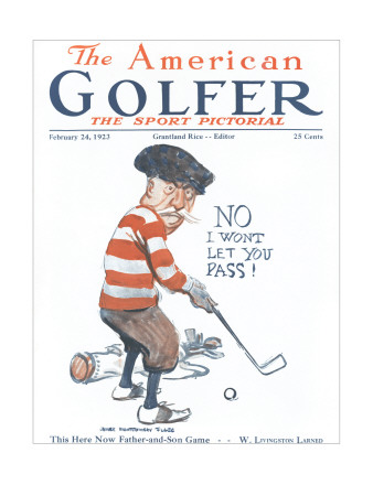 The American Golfer February 24, 1923 by James Montgomery Flagg Pricing Limited Edition Print image