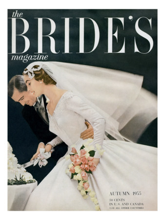 Brides Cover - August, 1955 by William Helburn Pricing Limited Edition Print image