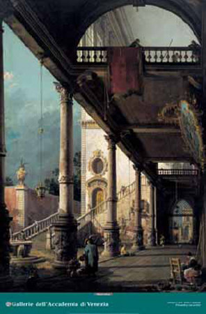 Perspective With Portico by Canaletto Pricing Limited Edition Print image