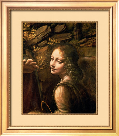 The Virgin Of The Rocks (The Virgin With The Infant St. John Adoring The Infant Christ by Leonardo Da Vinci Pricing Limited Edition Print image
