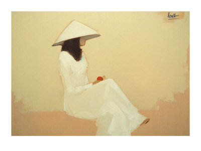 Girl With Red Apple by Thanh Binh Nguyen Pricing Limited Edition Print image