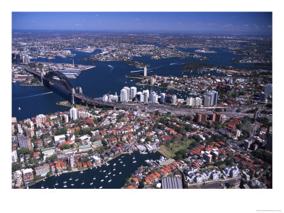 Krribilli, Sydney Harbor Bridge, Australia by David Wall Pricing Limited Edition Print image