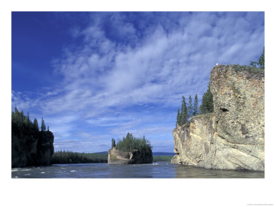 Five Fingers Rapids On Yukon River, Yukon, Canada by Paul Souders Pricing Limited Edition Print image