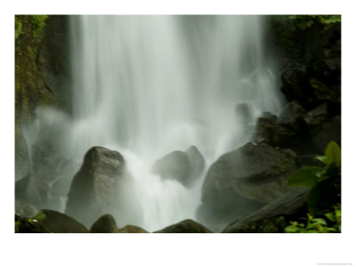 Close View Of Trafalgar Falls Hitting The Rocks Below by Todd Gipstein Pricing Limited Edition Print image
