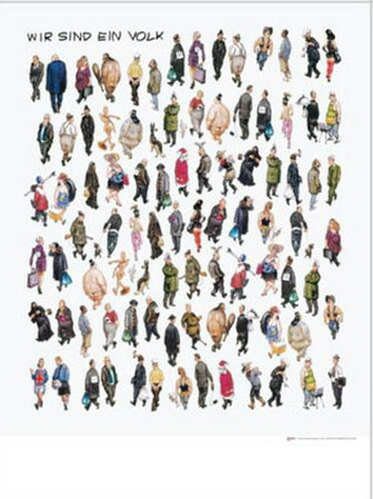 Wir Sind Ein Volk by Gerhard Haderer Pricing Limited Edition Print image