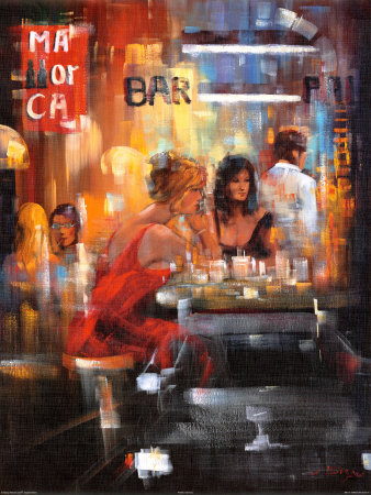 Bar Scene Iv by Rhanavardkar Madjid Pricing Limited Edition Print image