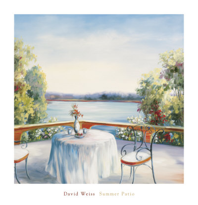 Summer Patio by David Weiss Pricing Limited Edition Print image