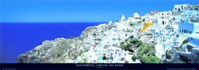 Santorini, Greek Island by Lee Frost Pricing Limited Edition Print image