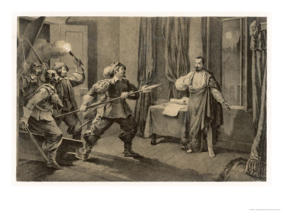 Wallenstein Is Murdered By Agents Of Ferdinand Ii Because He Was Becoming Too Ambitious by C.A. Dahlstrom Pricing Limited Edition Print image