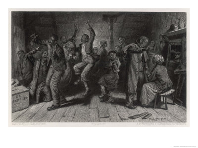 North America Prayer Meeting Of Fugitive Slaves From The South At Washington D.C. by William L. Sheppard Pricing Limited Edition Print image