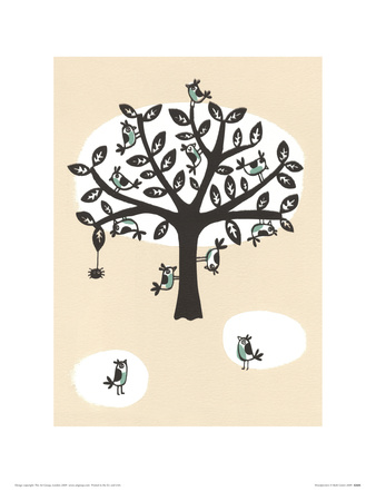 Woodpecker Tree by Ruth Green Pricing Limited Edition Print image